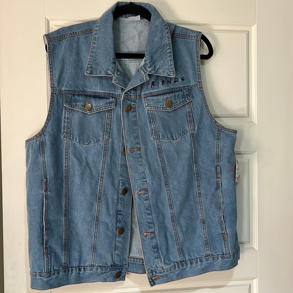 Friends denim vest you’re my lobster new xl - Picture 3 of 6